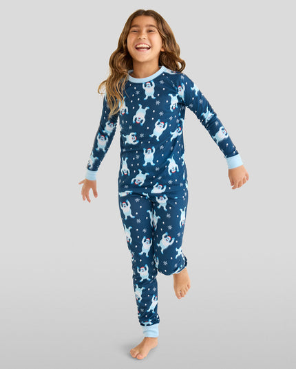Girl's Bumble Crew Neck Pajama Set