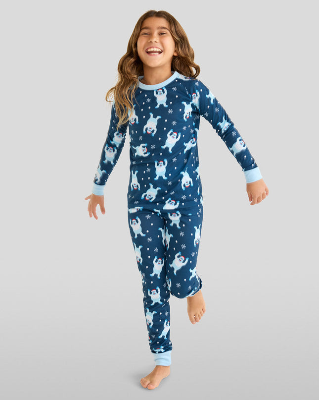 Girl's Bumble Crew Neck Pajama Set