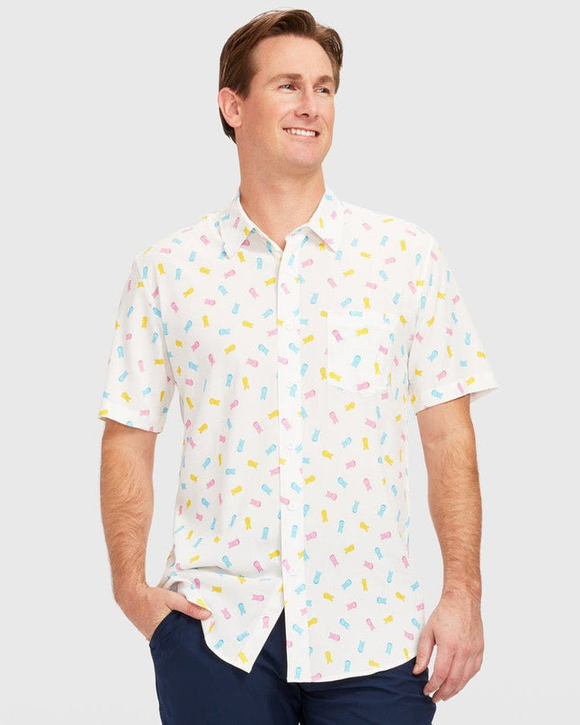 Men's PEEPS® Party Peeple Button Down Shirt