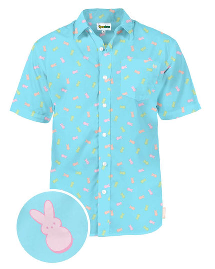 Men's PEEPS® It's Hoppin' Button Down Shirt