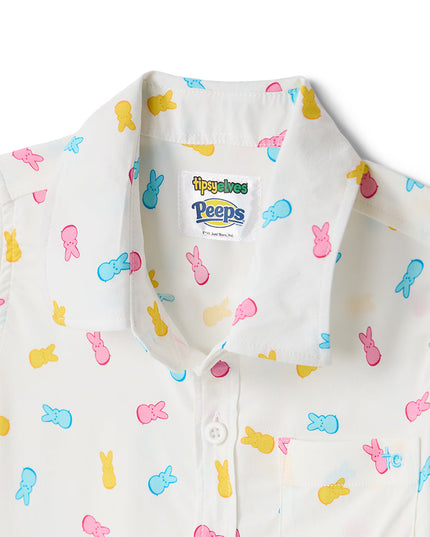 Boy's PEEPS® Party Peeple Button Down Shirt