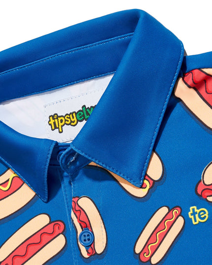 Toddler Boy's Hot Dog Golf Polo
