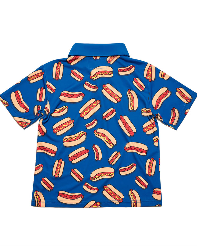 Toddler Boy's Hot Dog Polo Shirt