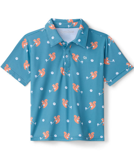 Toddler Boy's Squirrel! Golf Polo