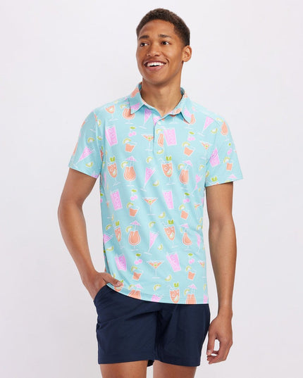 Men's Cocktail Caddy Golf Polo