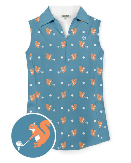 Women's Squirrel! Golf Polo
