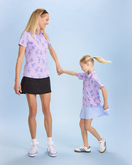 Girl's Flamingo Fiasco Golf Polo