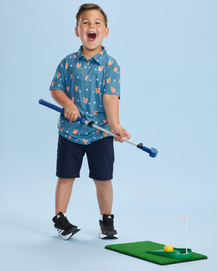 Boy's Squirrel! Golf Polo