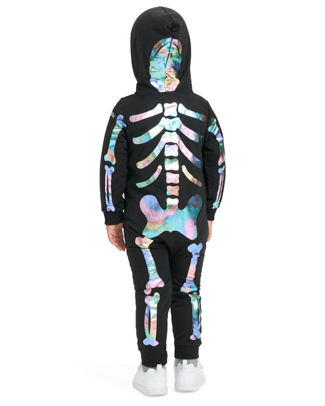 Toddler Boy's Iridescent Skeleton Costume