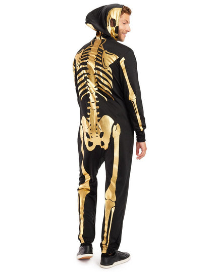 Gold Skeleton Couples Costumes