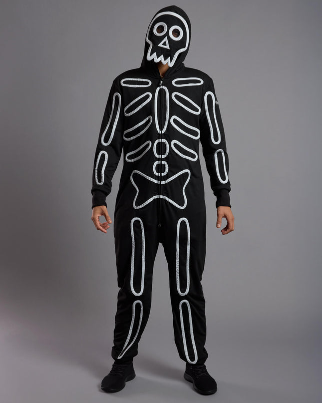 Men's Neon LED Skeleton Costume