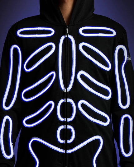 Men's Neon LED Skeleton Costume