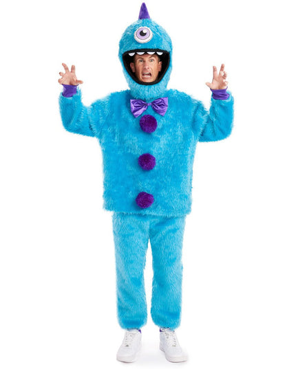 Men's Blue Monster Costume