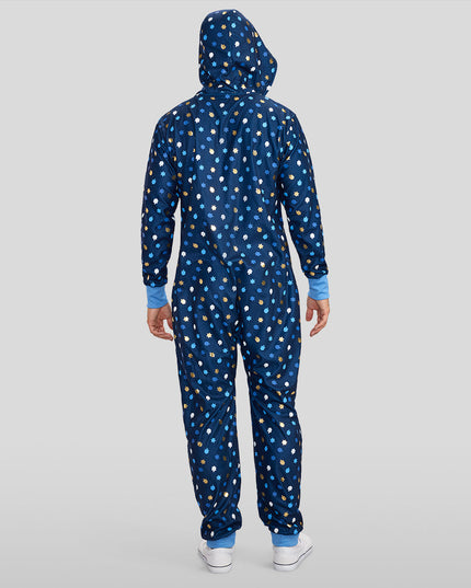 Men's Dreidel Decor Jumpsuit