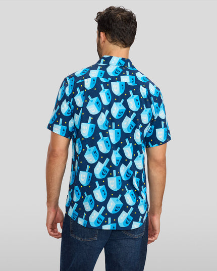 Men's Dreidel Delight Button Down Shirt