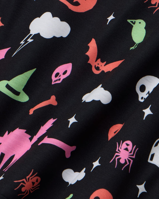 Women's Black Magic Halloween Pajama Set