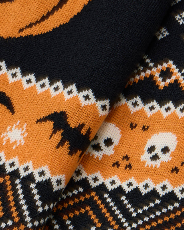 Women's Pumpkin Light Up Halloween Sweater