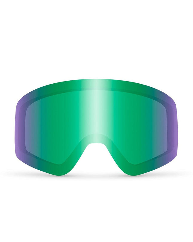 Green CASCADE Snow Goggle Lens