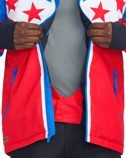 Men's Rockets Red Shred Winter Jacket