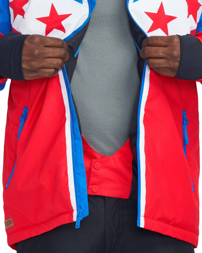 Men's Rockets Red Shred Winter Jacket