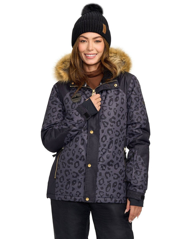 Women's Midnight Leopard Snowboard Jacket