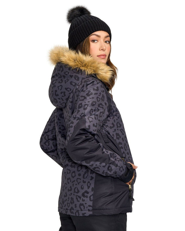 Women's Midnight Leopard Snowboard Jacket