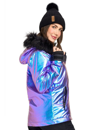 Women's Iridescent Iris Winter Jacket