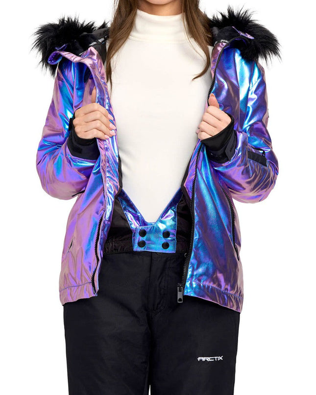 Women's Iridescent Iris Winter Jacket