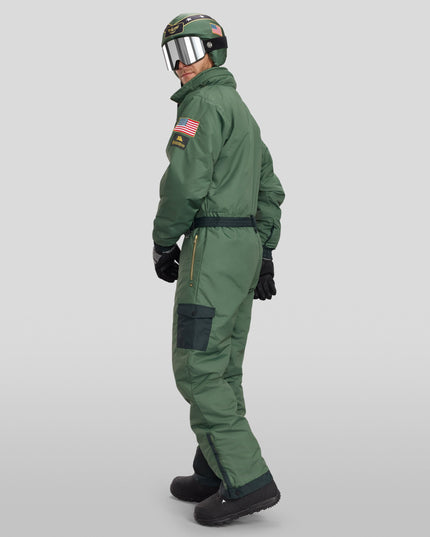 Men's Fighter Pilot Ski Suit and Helmet Cover
