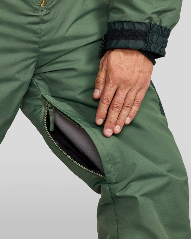 Men's Fighter Pilot Snow Suit and Helmet Cover