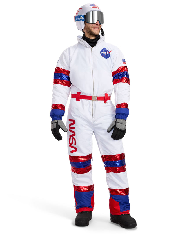 Men's Space Racer Snow Suit and Helmet Cover