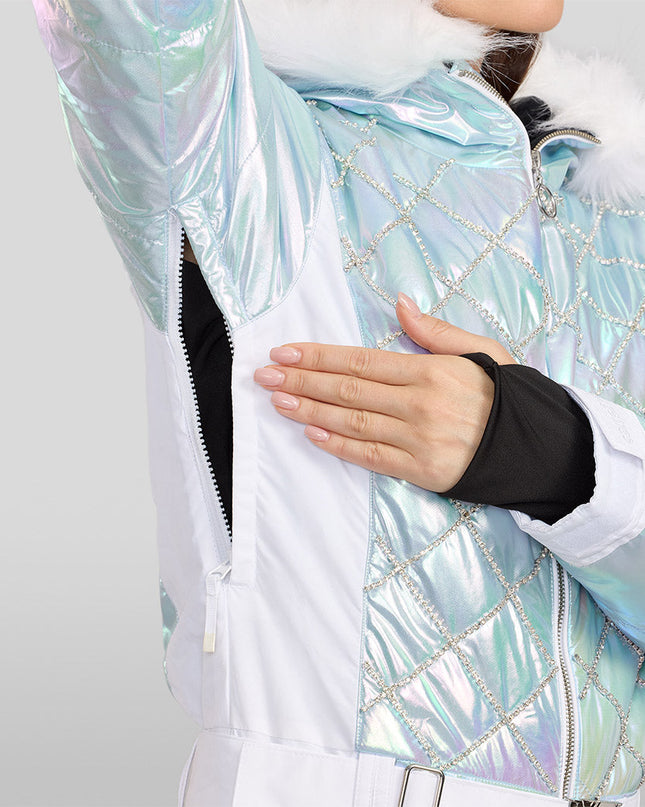 Women's Iridescent Ice Queen Ski Suit