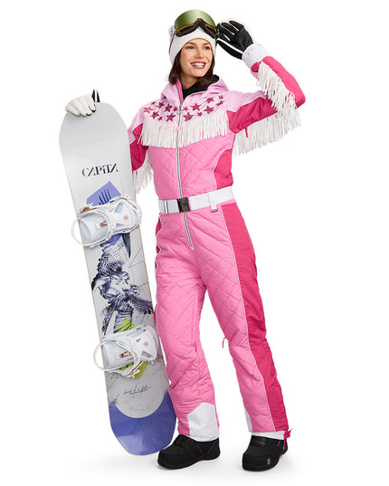 Women's Rhinestone Rodeo Ski Suit