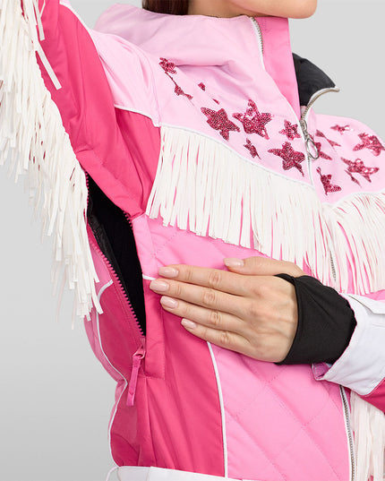 Women's Rhinestone Rodeo Ski Suit