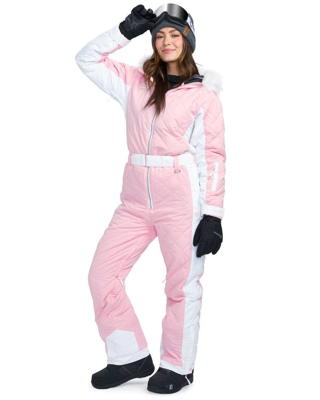 Women's Powder Pink Ski Suit