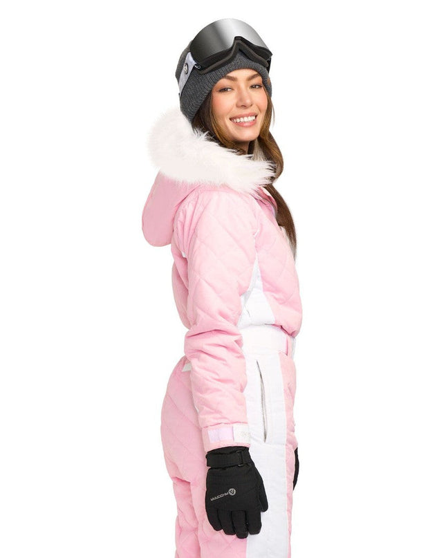 Women's Powder Pink Ski Suit