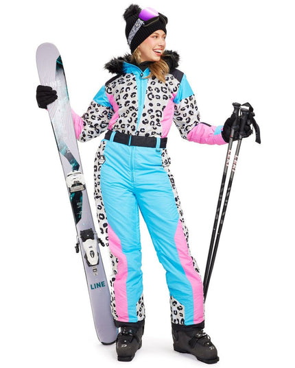 Women's Snow Leopard Ski Suit
