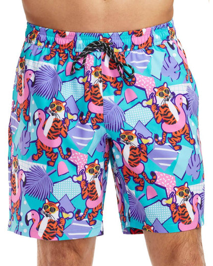 Cool Cats Stretch Swim Trunks - 7.5" Inseam
