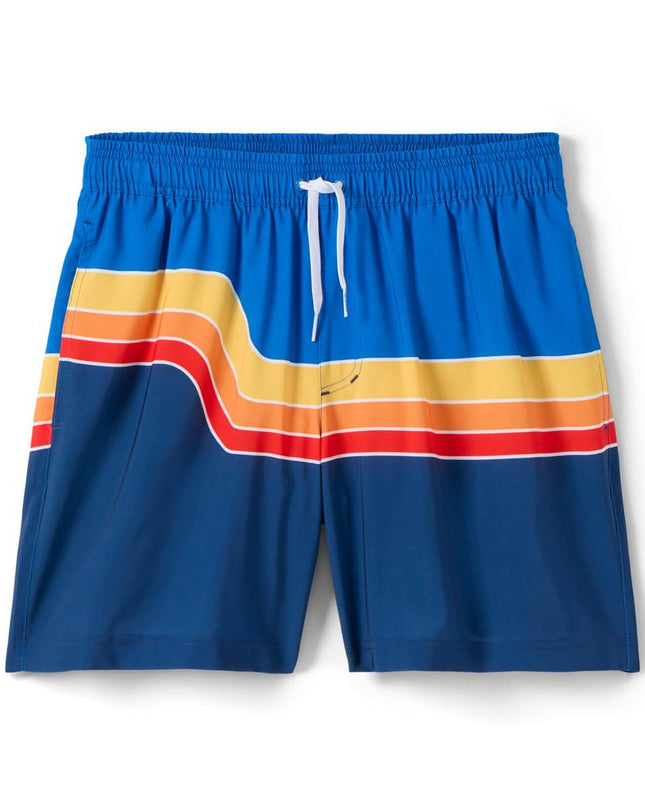 Retro Rider Stretch Swim Trunks - 6" Inseam