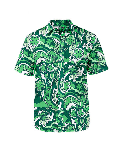 Men's Retro St. Paddy's Button Down Shirt