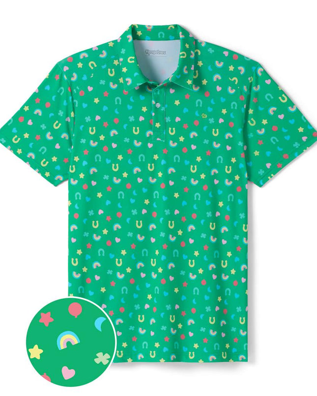 Men's Lucky Charmer Golf Polo