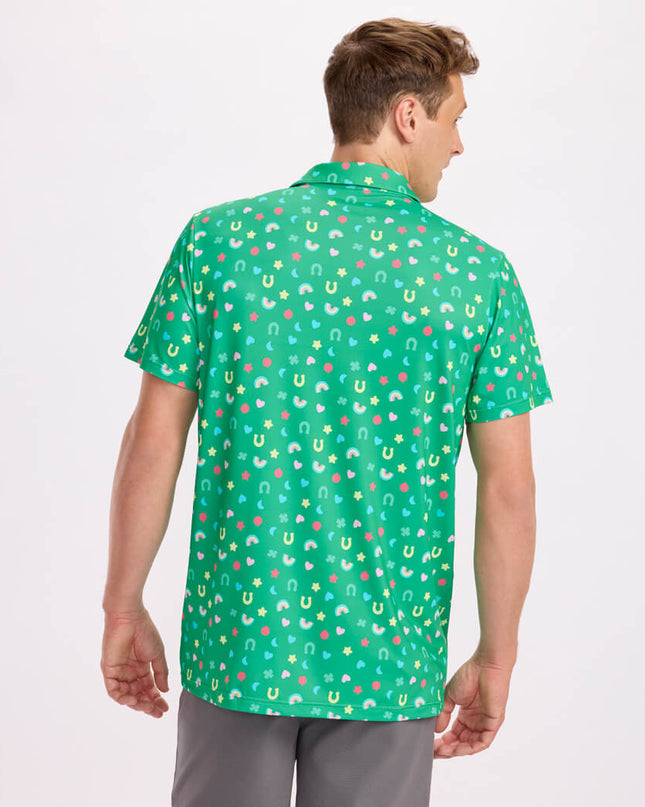 Men's Lucky Charmer Golf Polo