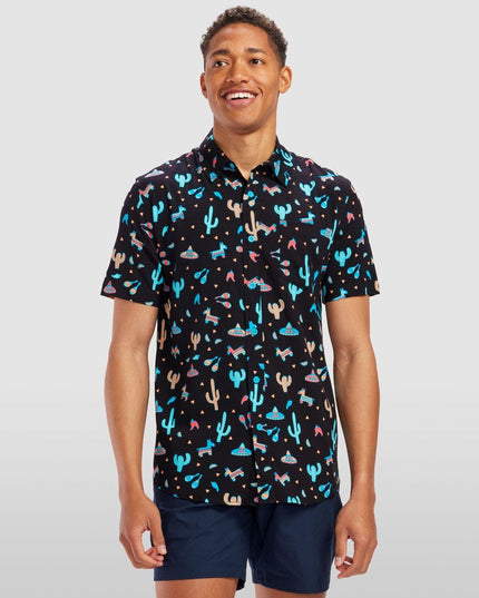 Men's Midnight Fiesta Hawaiian Shirt