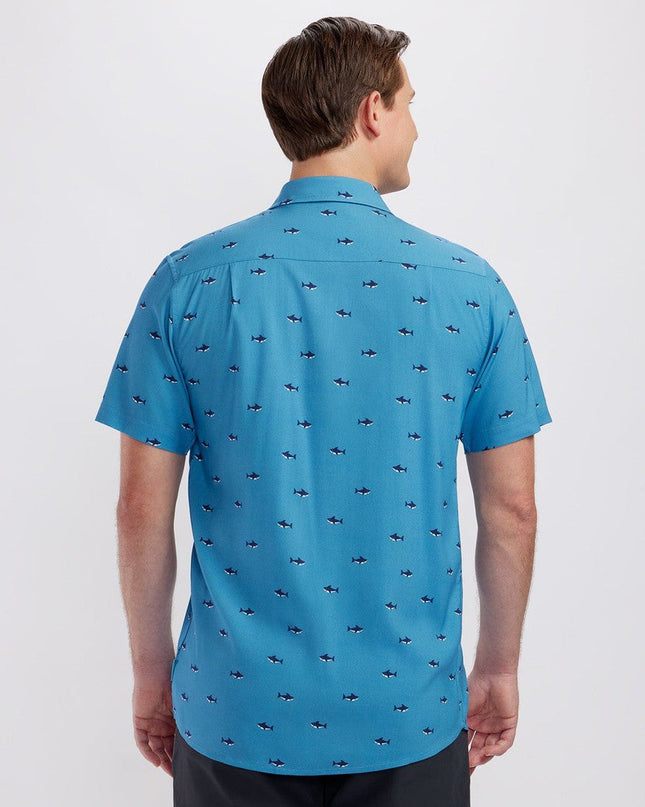 Men's Deep Blue Sea Hawaiian Shirt