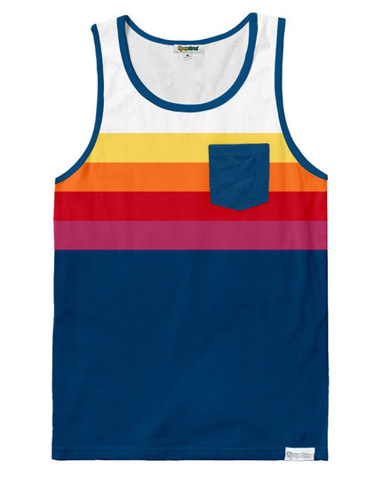 Men's Slice of Sunset Tank Top