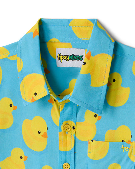 Boy's Rubber Ducky Hawaiian Shirt