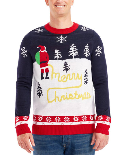 Men's Yellow Snow Ugly Christmas Sweater