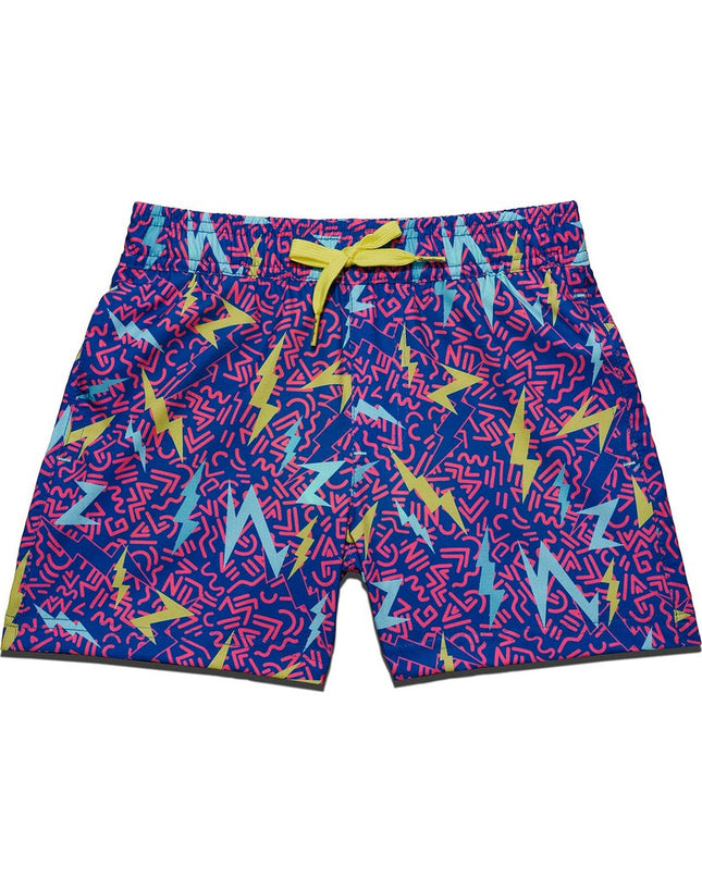 Boy's Grease Lightning Stretch Swim Trunks