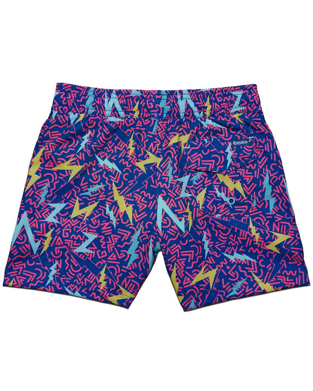 Boy's Grease Lightning Stretch Swim Trunks