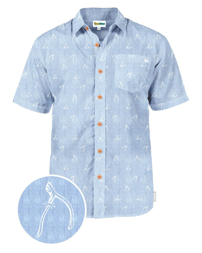 Men's Wishbone Thinking Button Down Shirt